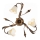 ONLI - Ceiling light LUCREZIA 3xE14/6W/230V bronze
