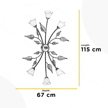 ONLI - Ceiling light MIRANDA 6xE14/6W/230V