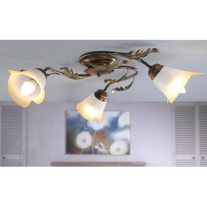ONLI - Ceiling light QUERCIA 3xE14/6W/230V