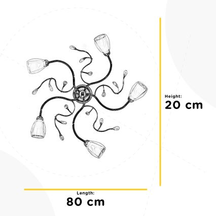 ONLI - Ceiling light SHARON 5xE14/6W/230V