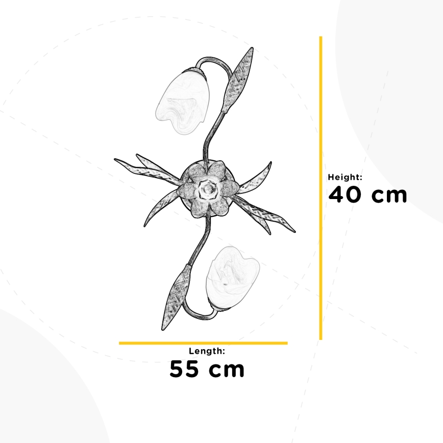 ONLI - Ceiling light SONIA 2xE14/6W/230V