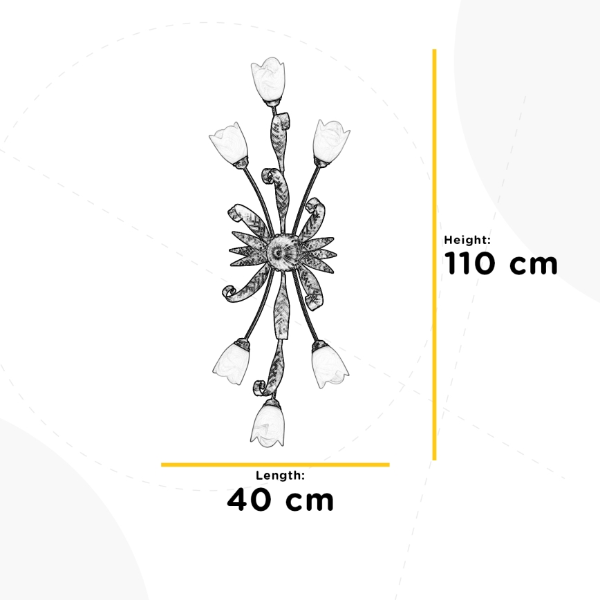 ONLI - Ceiling light SONIA 6xE14/6W/230V