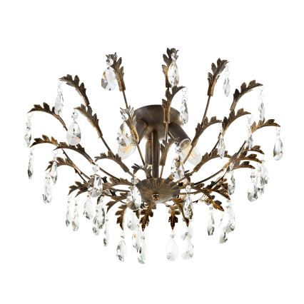 ONLI - Ceiling light TERESA 3xE14/6W/230V bronze