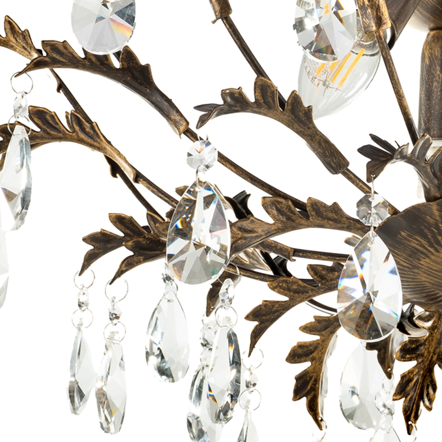 ONLI - Ceiling light TERESA 3xE14/6W/230V bronze