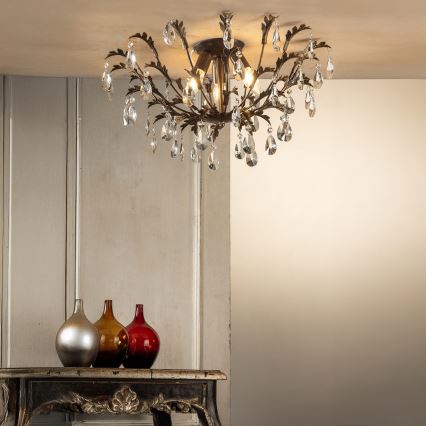 ONLI - Ceiling light TERESA 3xE14/6W/230V bronze