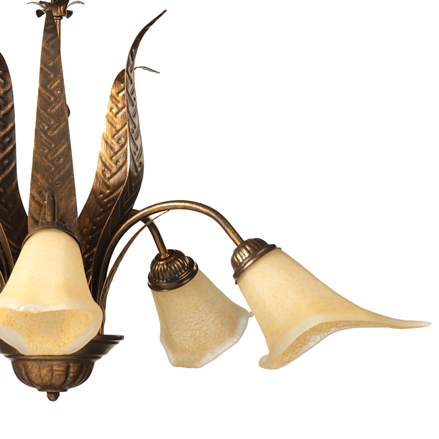 ONLI - Chandelier on a chain ALGA 5xE14/6W/230V bronze