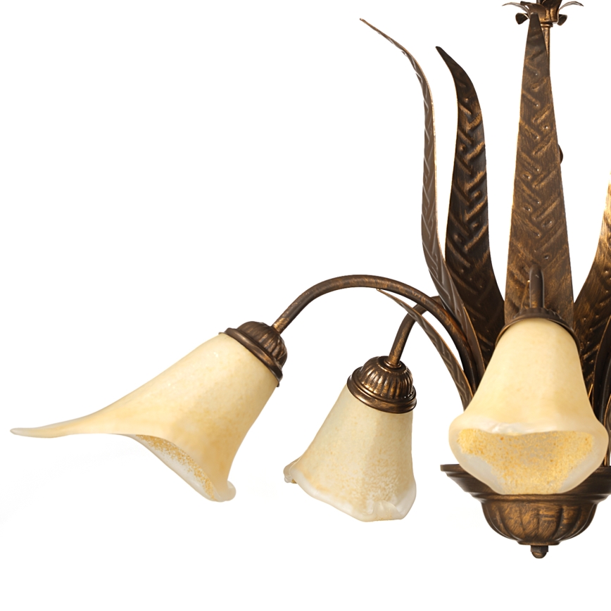 ONLI - Chandelier on a chain ALGA 5xE14/6W/230V bronze