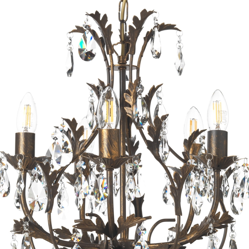 ONLI - Chandelier on a chain BOTTE 5xE14/6W/230V