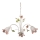 ONLI - Chandelier on a chain BOTTON DORO 3xE14/6W/230V