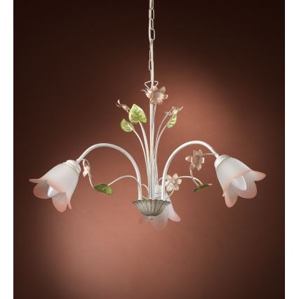 ONLI - Chandelier on a chain BOTTON DORO 3xE14/6W/230V