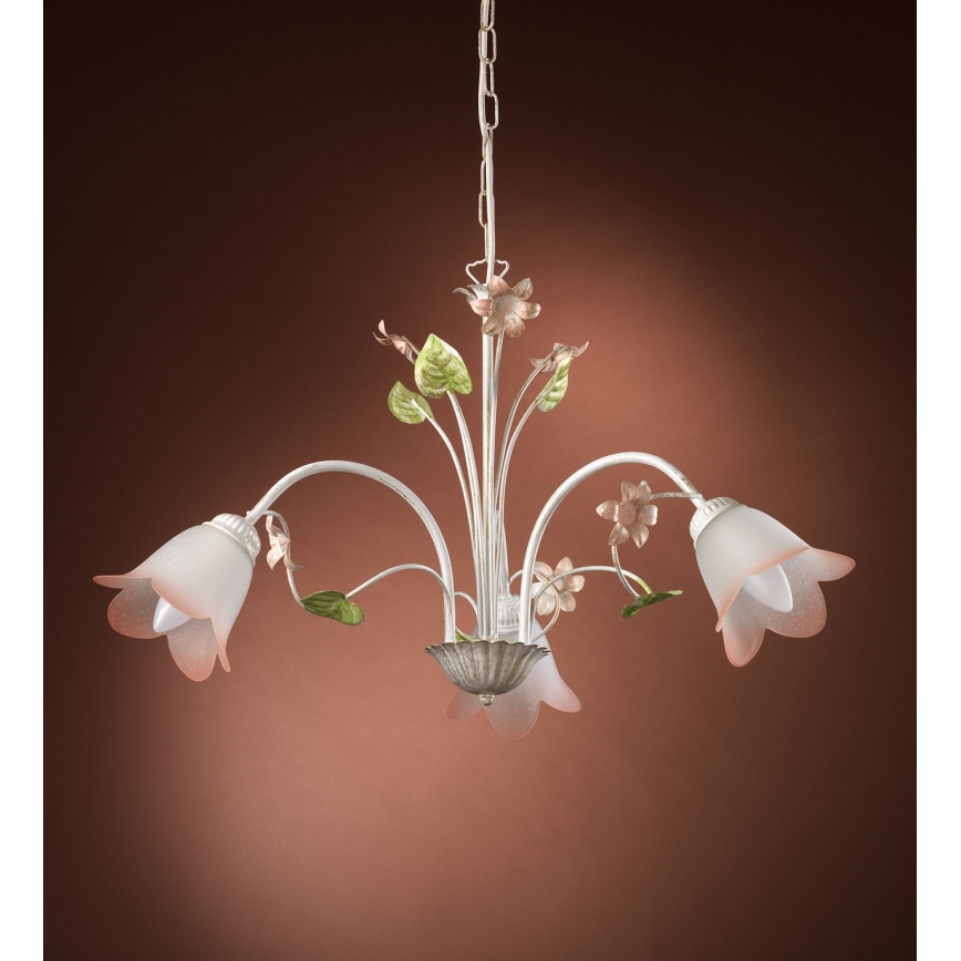 ONLI - Chandelier on a chain BOTTON DORO 3xE14/6W/230V