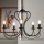 ONLI - Chandelier on a chain CANDELA 5xE14/6W/230V black