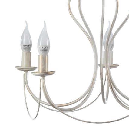 ONLI - Chandelier on a chain CANDELA 5xE14/6W/230V white
