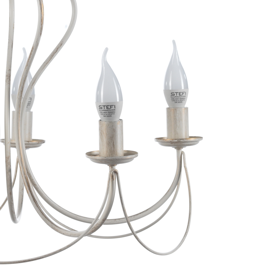 ONLI - Chandelier on a chain CANDELA 5xE14/6W/230V white