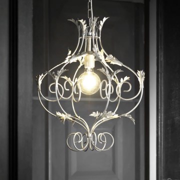 ONLI - Chandelier on a chain CONTESSA 1xE27/22W/230V patina