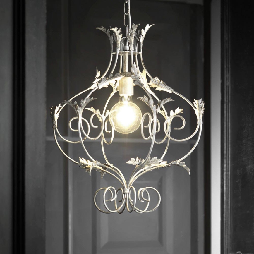 ONLI - Chandelier on a chain CONTESSA 1xE27/22W/230V patina