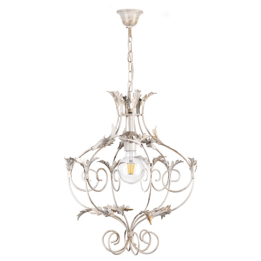 ONLI - Chandelier on a chain CONTESSA 1xE27/22W/230V patina