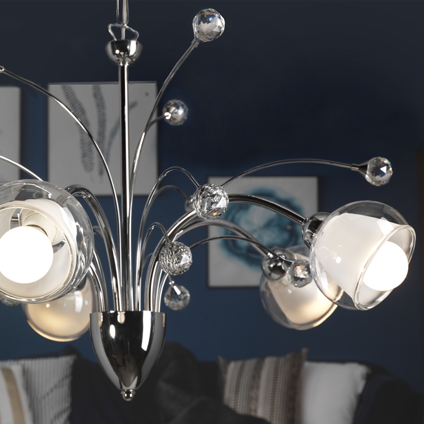 ONLI - Chandelier on a chain DIAMANTE 5xE14/6W/230V
