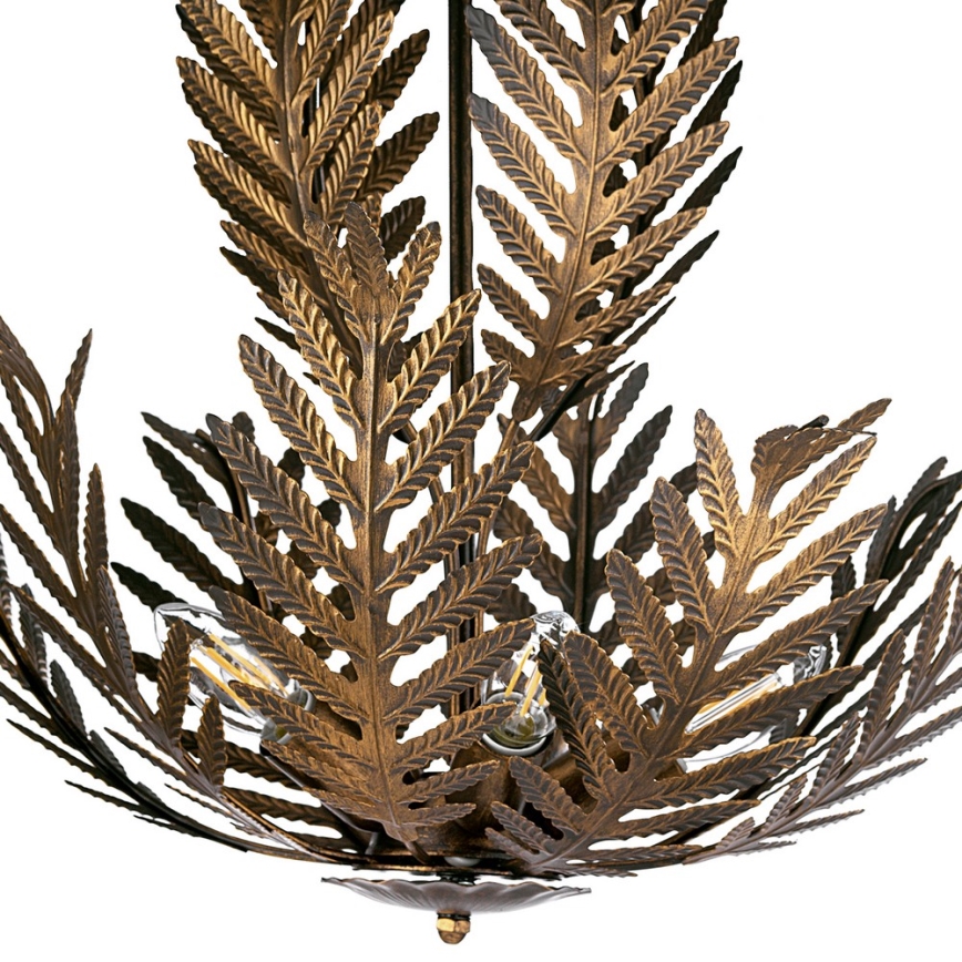 ONLI - Chandelier on a chain FELCE 5xE14/6W/230V bronze