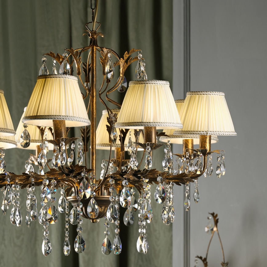 ONLI - Chandelier on a chain KAREN 5xE14/6W/230V bronze