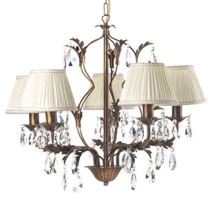 ONLI - Chandelier on a chain KAREN 5xE14/6W/230V bronze