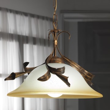 ONLI - Chandelier on a chain LUCREZIA 1xE27/22W/230V bronze
