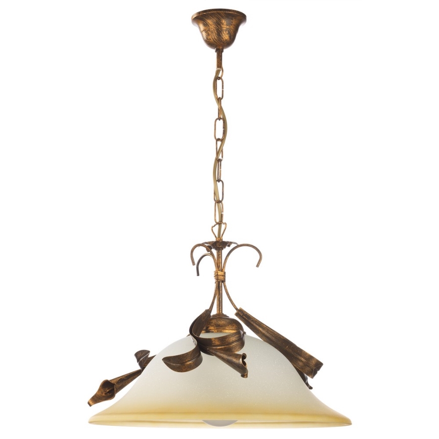 ONLI - Chandelier on a chain LUCREZIA 1xE27/22W/230V bronze