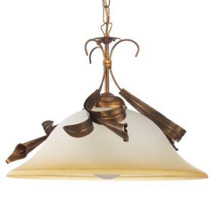 ONLI - Chandelier on a chain LUCREZIA 1xE27/22W/230V bronze