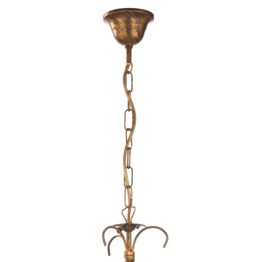 ONLI - Chandelier on a chain LUCREZIA 1xE27/22W/230V bronze