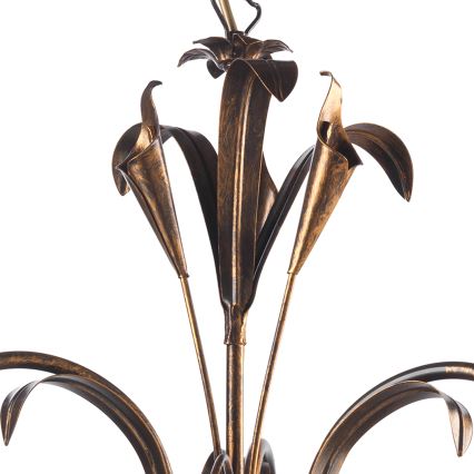 ONLI - Chandelier on a chain LUCREZIA 3xE14/6W/230V bronze