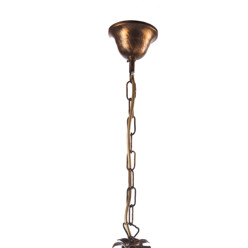 ONLI - Chandelier on a chain LUCREZIA 3xE14/6W/230V bronze