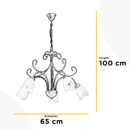 ONLI - Chandelier on a chain ODINO 5xE14/6W/230V