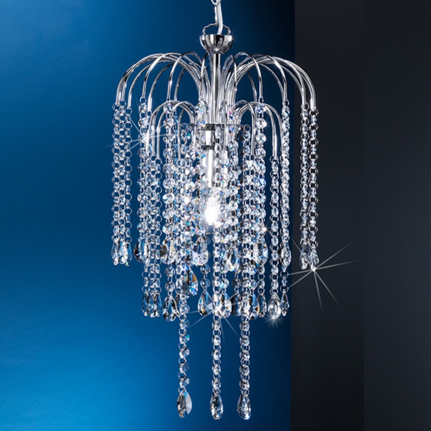 ONLI - Chandelier on a chain PIOGGIA 1xE27/22W/230V shiny chrome