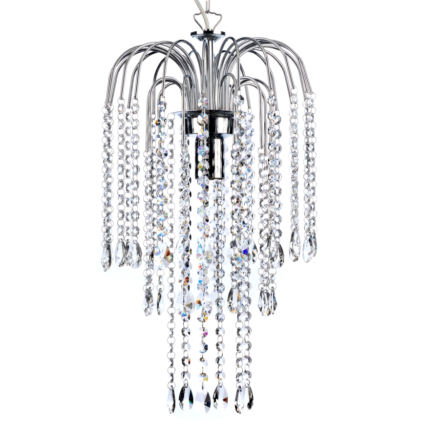 ONLI - Chandelier on a chain PIOGGIA 1xE27/22W/230V shiny chrome
