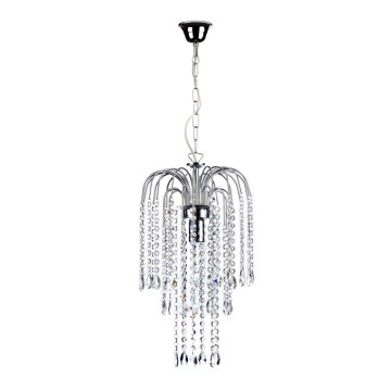ONLI - Chandelier on a chain PIOGGIA 1xE27/22W/230V shiny chrome