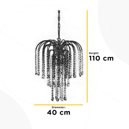 ONLI - Chandelier on a chain PIOGGIA 3xE14/6W/230V gold