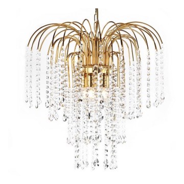 ONLI - Chandelier on a chain PIOGGIA 5xE14/6W/230V gold