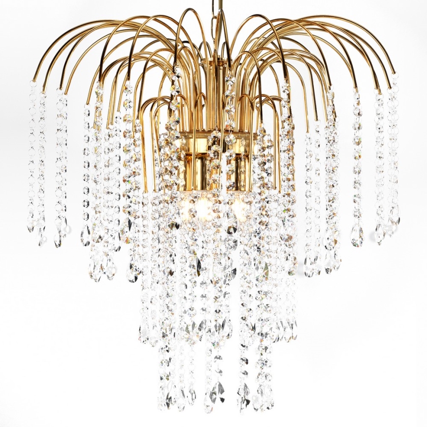 ONLI - Chandelier on a chain PIOGGIA 5xE14/6W/230V gold
