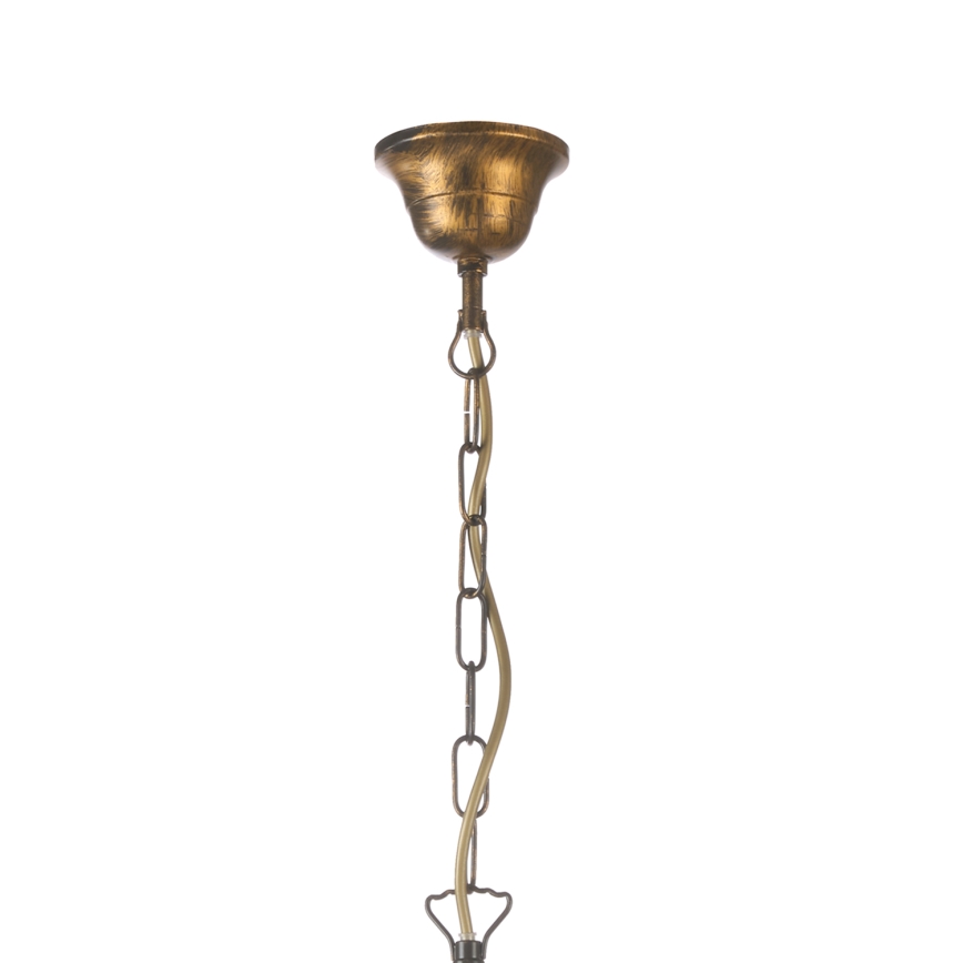 ONLI - Chandelier on a chain POMPEI 5xE14/6W/230V bronze