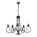 ONLI - Chandelier on a chain POMPEI 5xE14/6W/320V black
