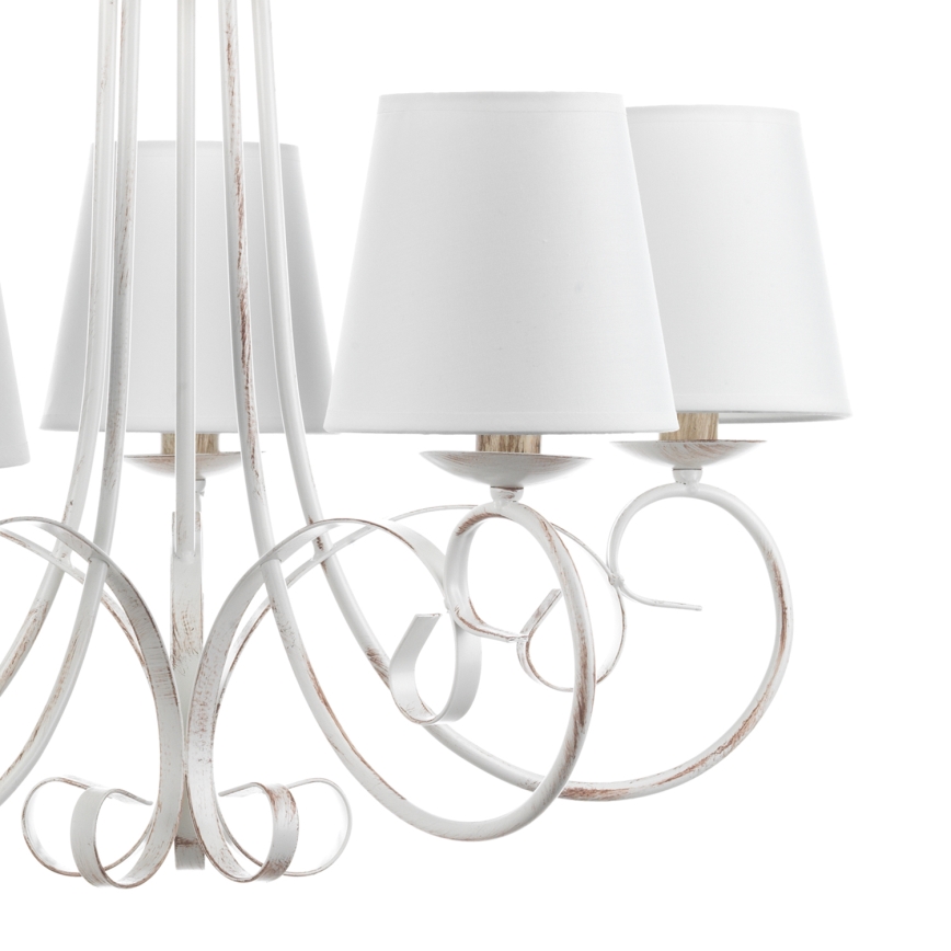ONLI - Chandelier on a chain POMPEI 5xE14/6W/320V white