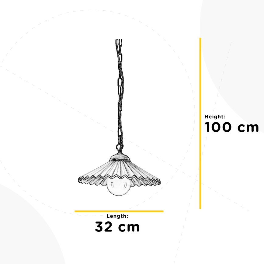 ONLI - Chandelier on a chain ROSINA 1xE27/22W/230V
