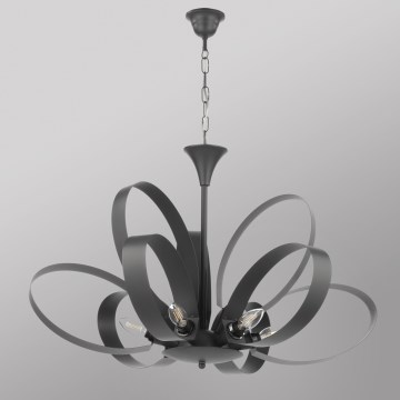 ONLI - Chandelier on a chain SERENA 9xE14/6W/230V black