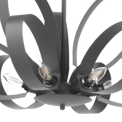 ONLI - Chandelier on a chain SERENA 9xE14/6W/230V black