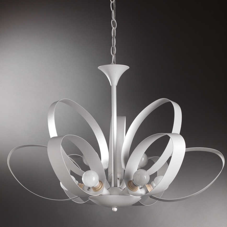 ONLI - Chandelier on a chain SERENA 9xE14/6W/230V white