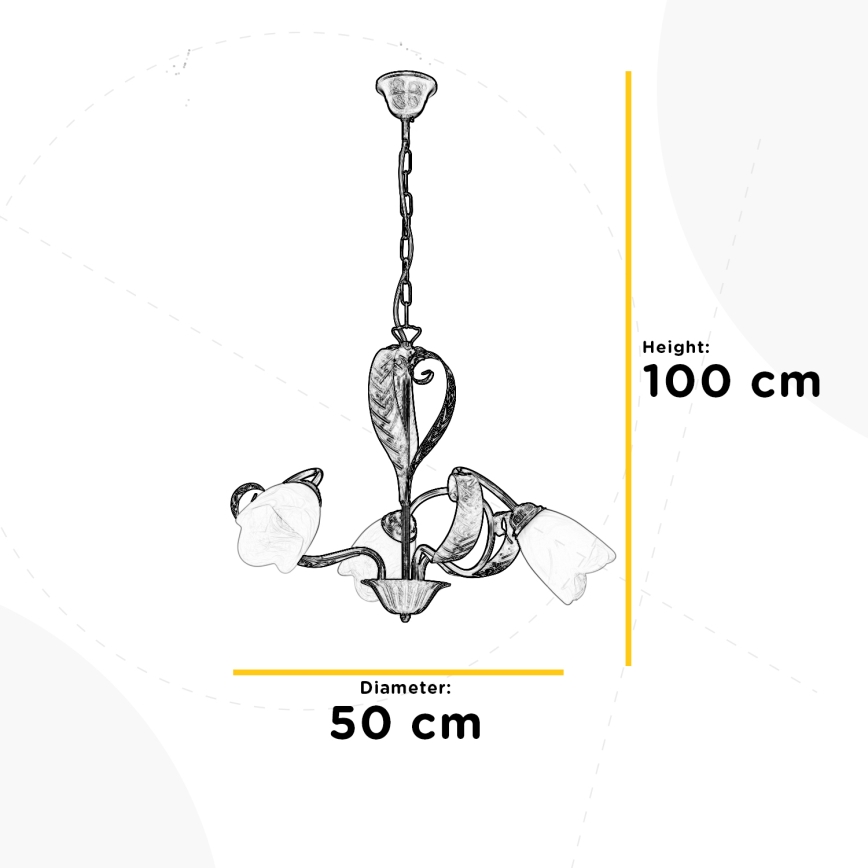 ONLI - Chandelier on a chain SONIA 3xE14/6W/230V