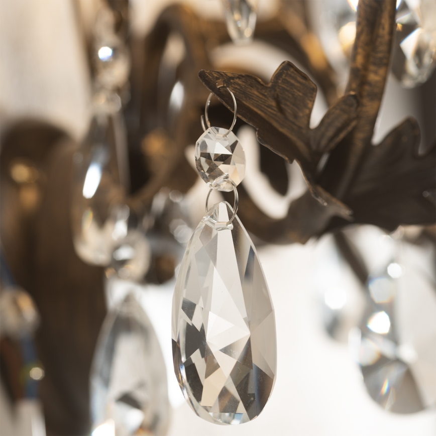 ONLI - Chandelier on a chain TERESA 5xE14/6W/230V bronze