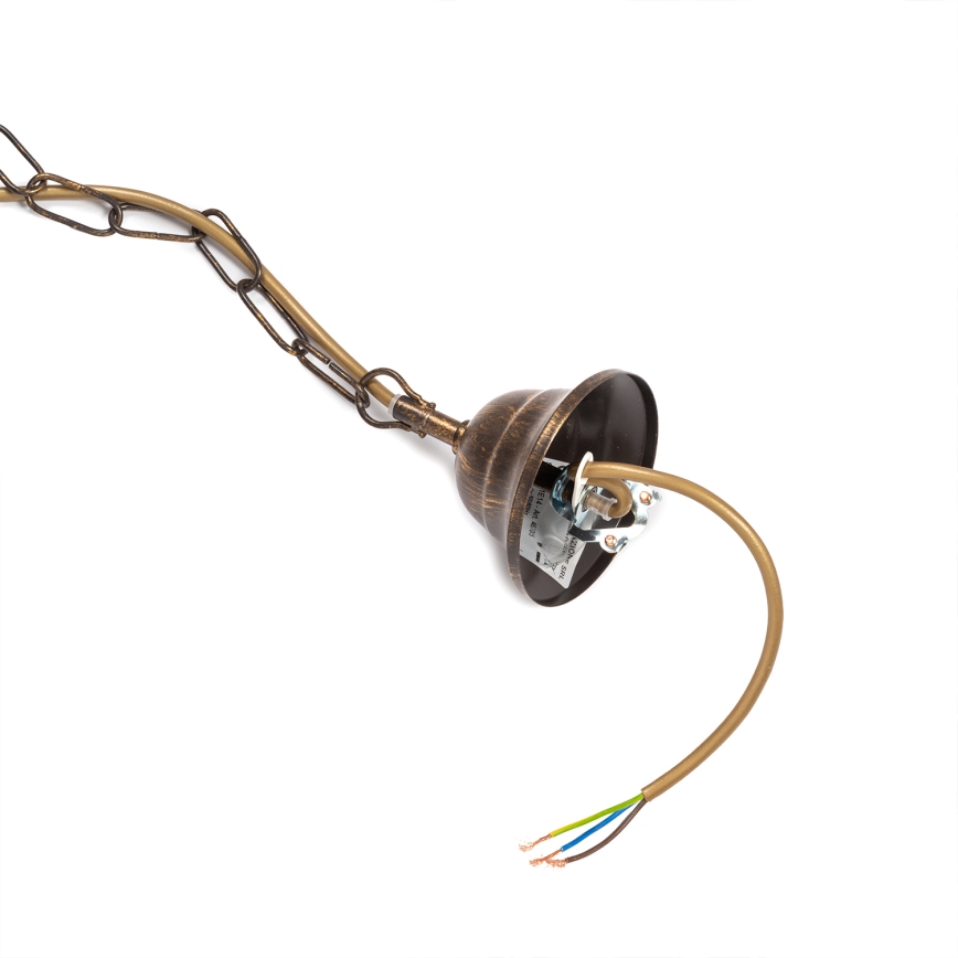 ONLI - Chandelier on a chain TERESA 5xE14/6W/230V bronze