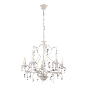 ONLI - Chandelier on a chain TERESA 5xE14/6W/230V white
