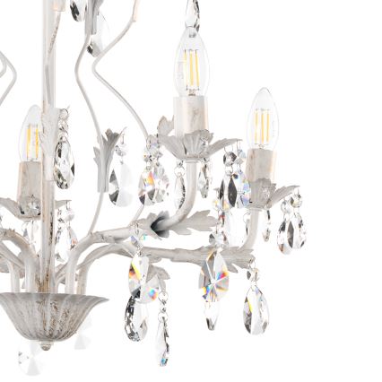 ONLI - Chandelier on a chain TERESA 5xE14/6W/230V white